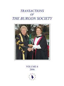 Transactions of the Burgon Society Volume 6 (2006)