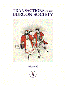 Transactions of the Burgon Society Volume 10 (2010)