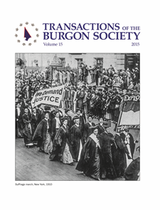 Transactions of the Burgon Society Volume 15 (2015)